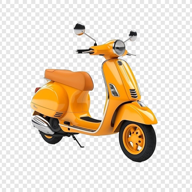 PSD gratuito 3d scooter isolato su sfondo trasparente