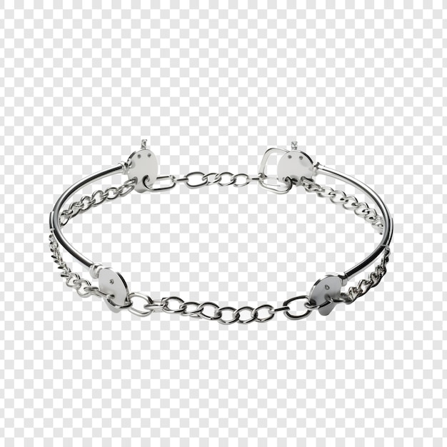 Gratis PSD belly chain sieraden geïsoleerd op transparante achtergrond