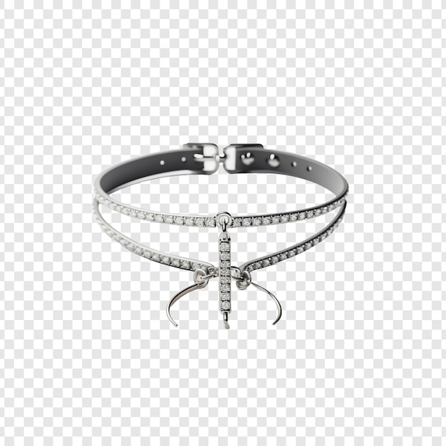 Gratis PSD choker geïsoleerd op transparante achtergrond