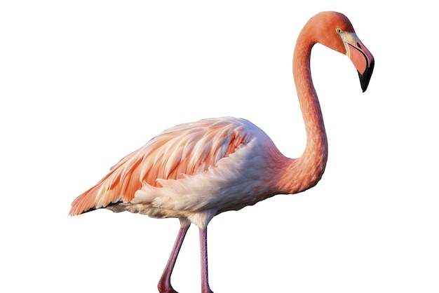 Flamingo vogel geïsoleerd