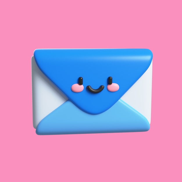 PSD gratuito icona dell'oggetto 3d kawaii