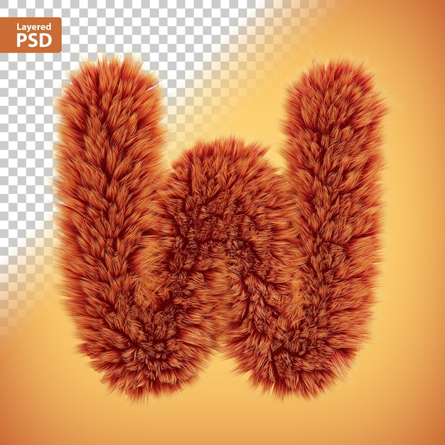 PSD gratuito lettera 3d soffice