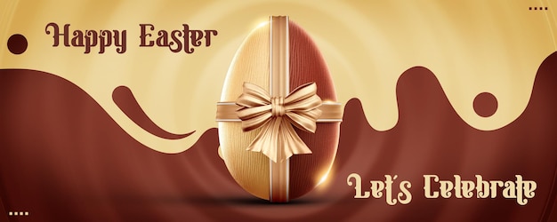 PSD gratuito progetta banner per social media buona pasqua, celebriamo