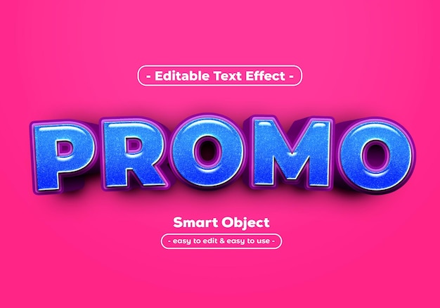 PSD gratuito promotextstyleeffect