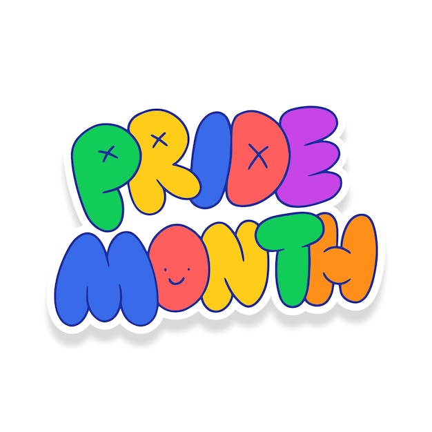 Gratis PSD stickers van de pride maand