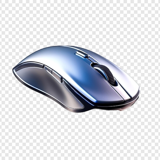 PSD gratuito un mouse per computer con una luce isolata su uno sfondo trasparente