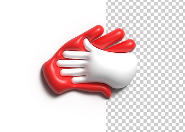 3D Deal Hand Shake Design Element Fichier Psd Transparent