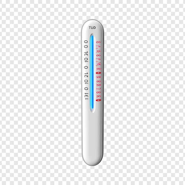 PSD gratuit 3d thermomètre médical isolé sur fond transparent