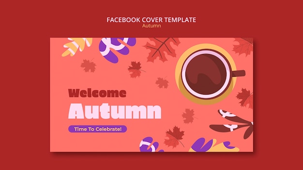 Bonjour la couverture facebook de la saison d'automne