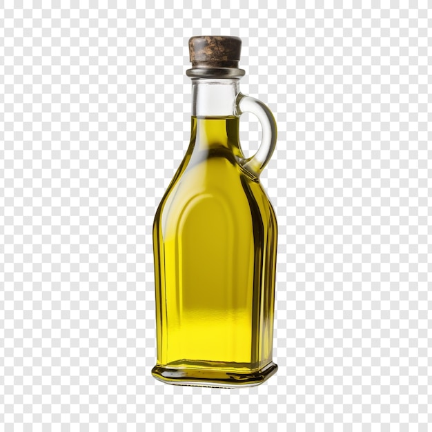 PSD gratuit bouteille d'huile d'olive isolée sur fond transparent