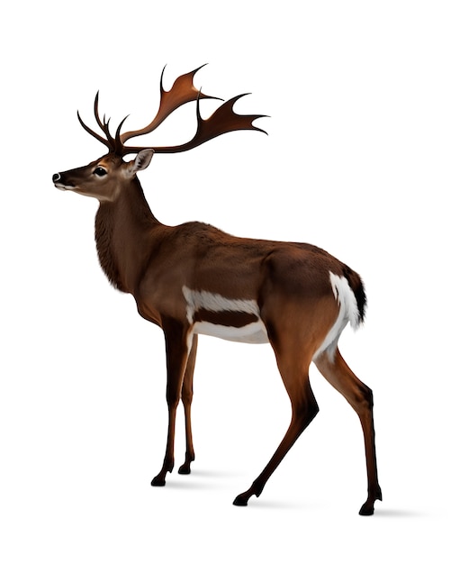 PSD gratuit un cerf adorable isolé