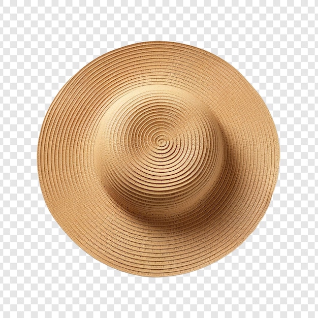 PSD gratuit chapeau de soleil png isolé sur fond transparent