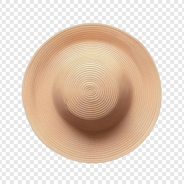 PSD gratuit chapeau de soleil png isolé sur fond transparent