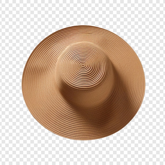 PSD gratuit chapeau de soleil png isolé sur fond transparent