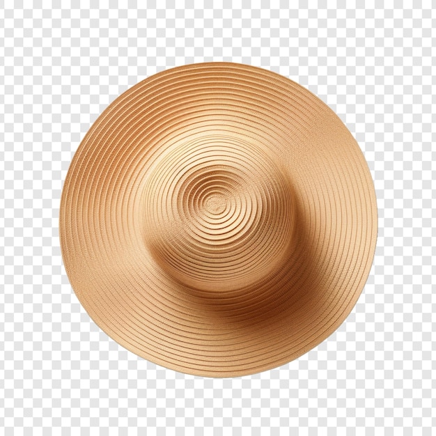 PSD gratuit chapeau de soleil png isolé sur fond transparent