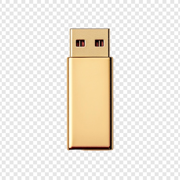 PSD gratuit clé usb isolée sur fond transparent