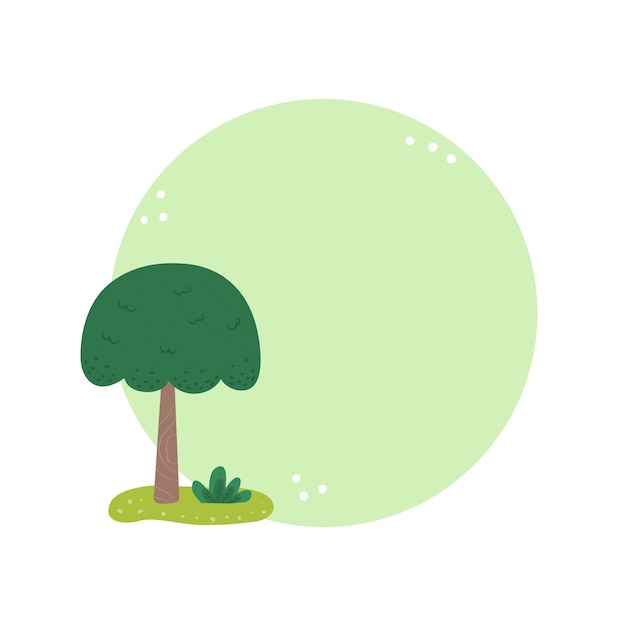 PSD gratuit conception d'illustration d'arbre