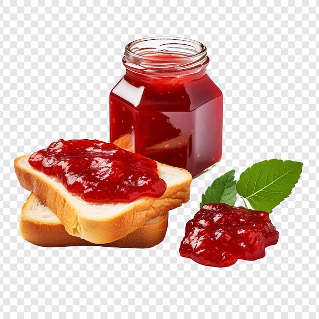 PSD gratuit confiture isolée sur fond transparent