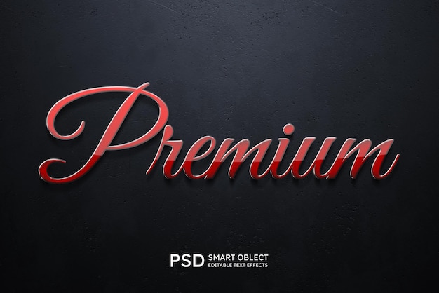 PSD gratuit effet de style de texte premium