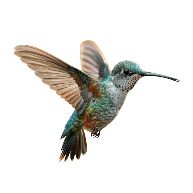 PSD gratuit un gros plan sur le mignon colibri