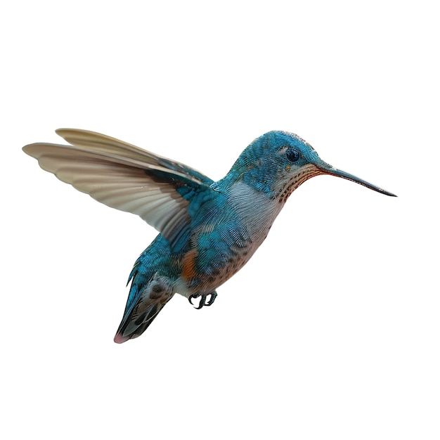 PSD gratuit un gros plan sur le mignon colibri