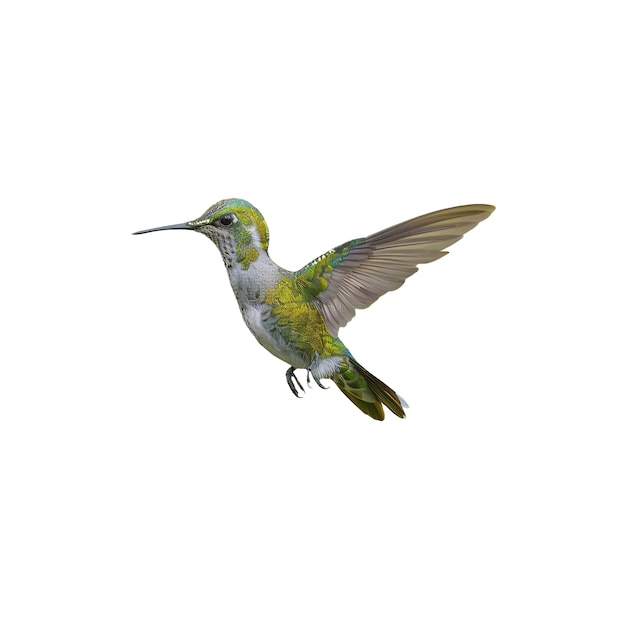 PSD gratuit un gros plan sur le mignon colibri