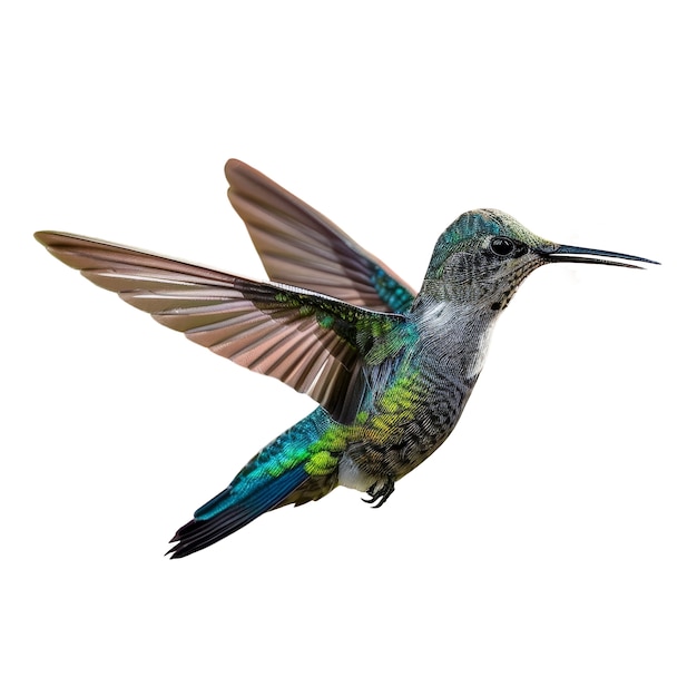 PSD gratuit un gros plan sur le mignon colibri