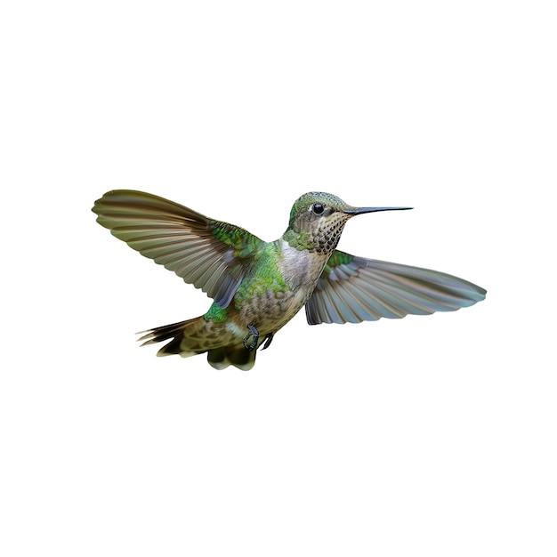 PSD gratuit un gros plan sur le mignon colibri