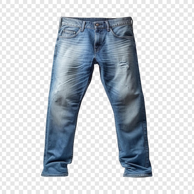 PSD gratuit jeans bleus isolés sur un fond transparent