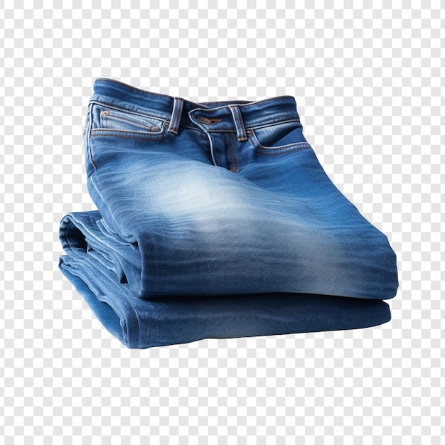 PSD gratuit jeans bleus isolés sur un fond transparent