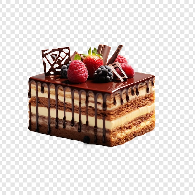 PSD gratuit kuchen isolé sur fond transparent