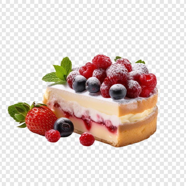 PSD gratuit kuchen isolé sur fond transparent