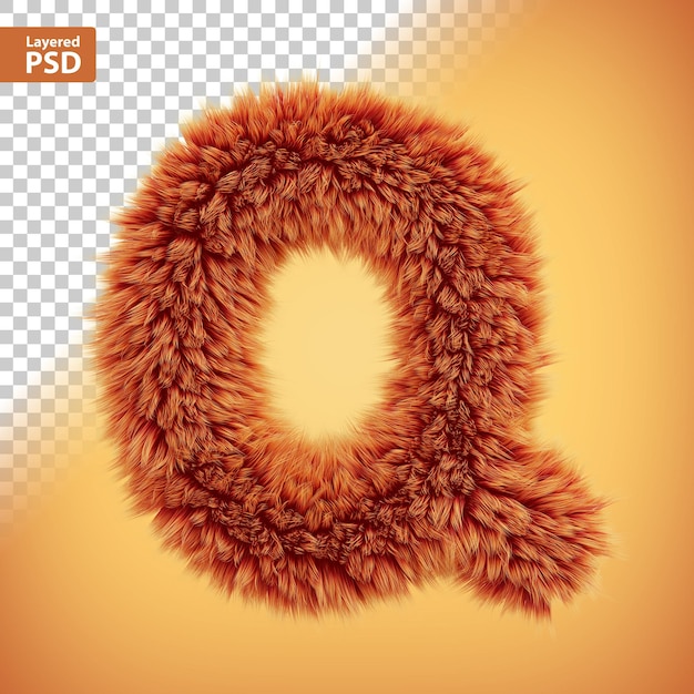 PSD gratuit lettre 3d moelleuse