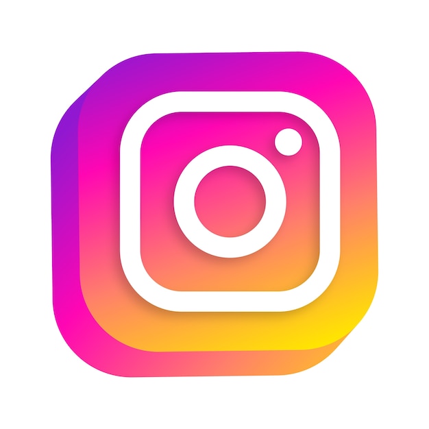 PSD gratuit le logo de l'application instagram