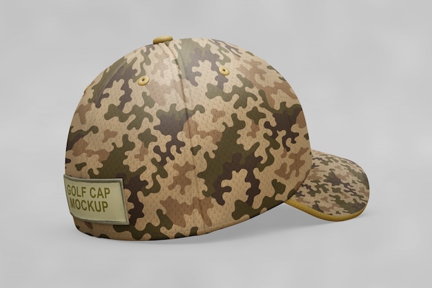 PSD gratuit maquette de casquette militaire