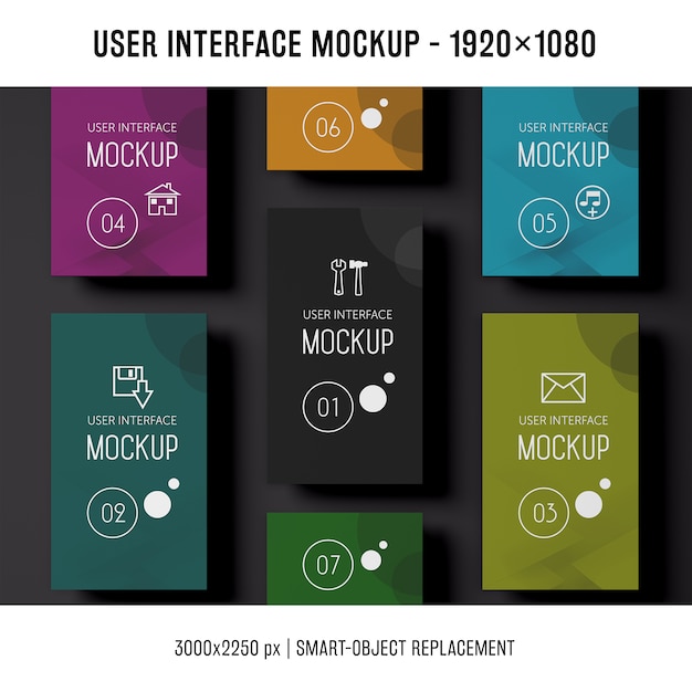 PSD gratuit maquette de l&#39;interface utilisateur