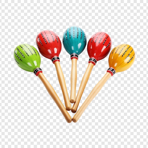 PSD gratuit les maracas isolés sur un fond transparent