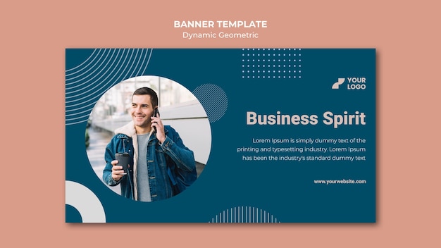 PSD gratuit modèle d'annonce d'entreprise bannière