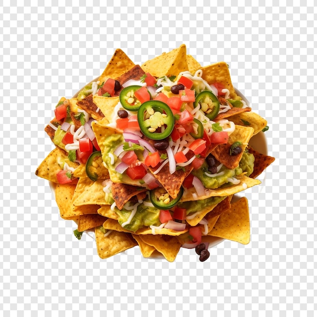 PSD gratuit nachos isolés sur fond transparent