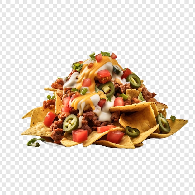 PSD gratuit nachos isolés sur un fond transparent