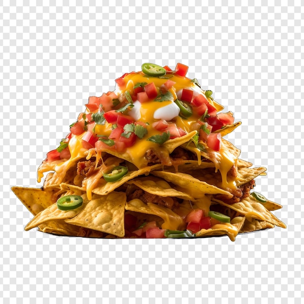 PSD gratuit nachos isolés sur un fond transparent