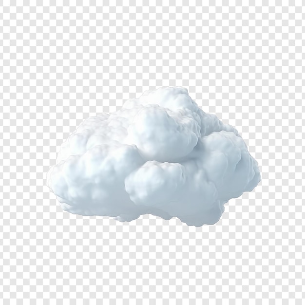 PSD gratuit nuage png isolé sur fond transparent