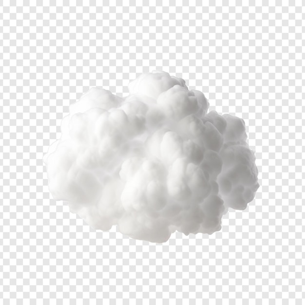 PSD gratuit nuage png isolé sur fond transparent