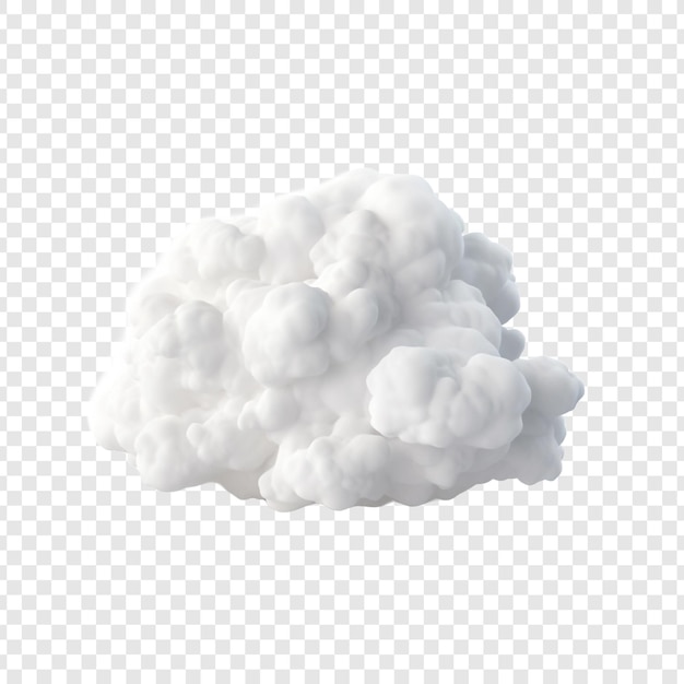 PSD gratuit nuage png isolé sur fond transparent