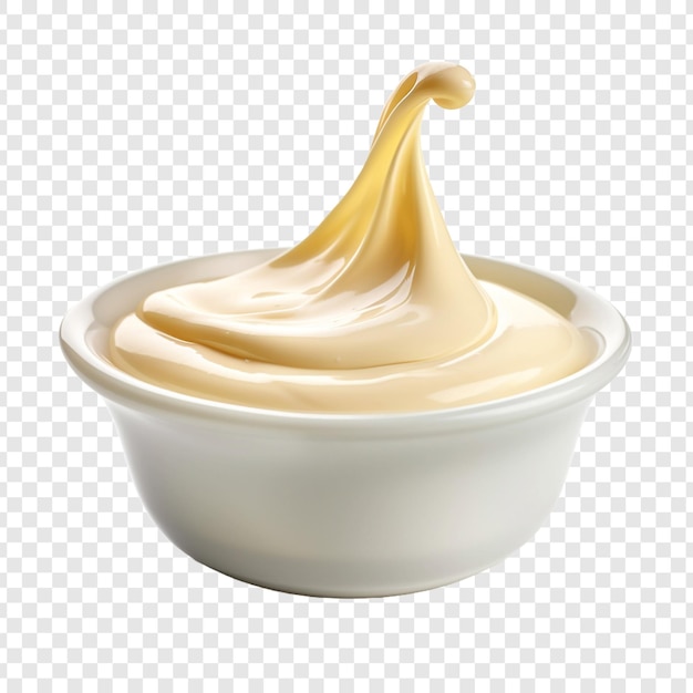 PSD gratuit savoureuse sauce béchamel png isolée sur fond transparent