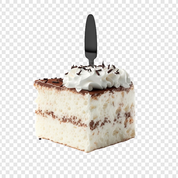 PSD gratuit spatule de gâteau isolée sur fond transparent