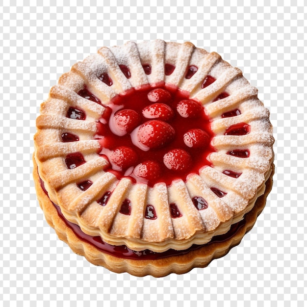 PSD gratuit torte de linzer isolée sur un fond transparent