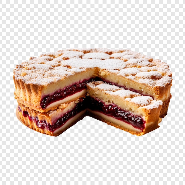 PSD gratuit tourte linzer isolée sur fond transparent