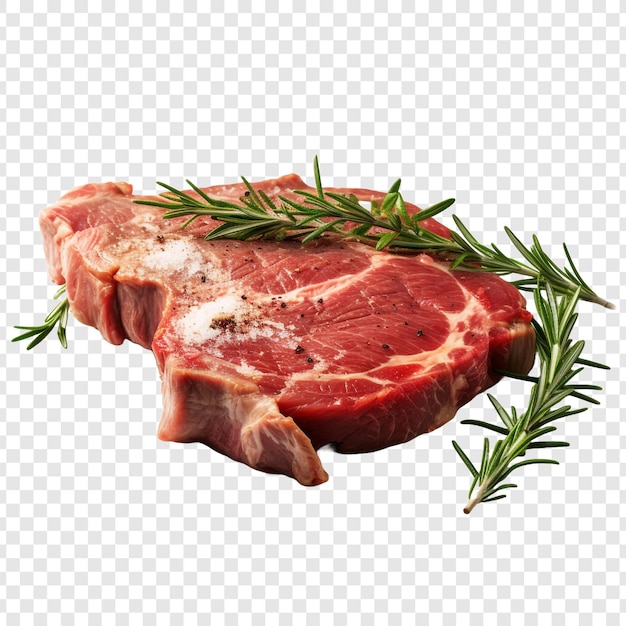 PSD gratuit viande de veau isolée sur fond transparent