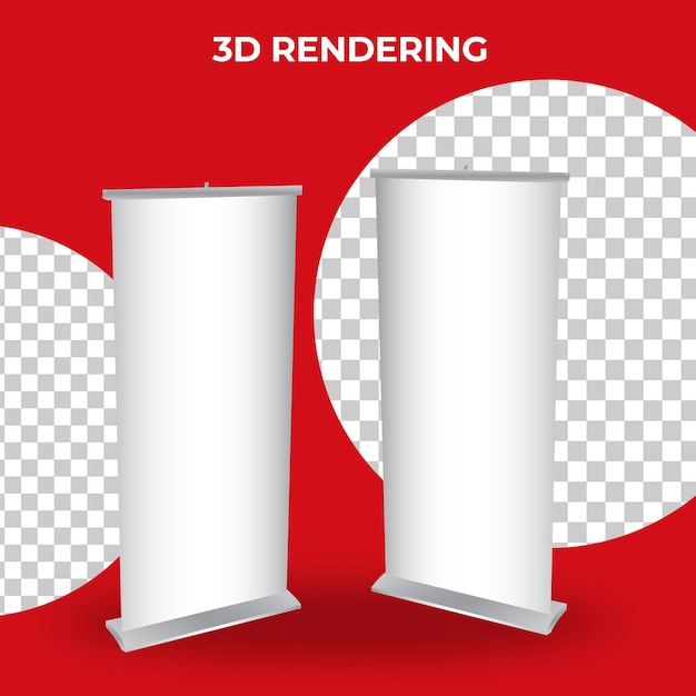 PSD grátis banner de suporte em branco 3d